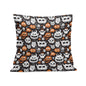 Cute Monsters Peach Velvet 4 Pcs Square Pillow Case Covers (5 sizes) - DeRose Seasonal
