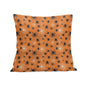 Cute Orange Spiders Peach Velvet 4 Pcs Square Pillow Case Covers (5 sizes) - DeRose Seasonal