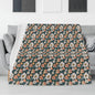 Tulips and Daisys Horizontal Flannel Breathable Blanket 4 Sizes - DeRose Seasonal