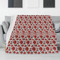 Red Roses Horizontal Flannel Breathable Blanket 4 Sizes - DeRose Seasonal