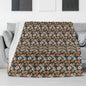 Field of Flowers Horizontal Flannel Breathable Blanket 4 Sizes - DeRose Seasonal