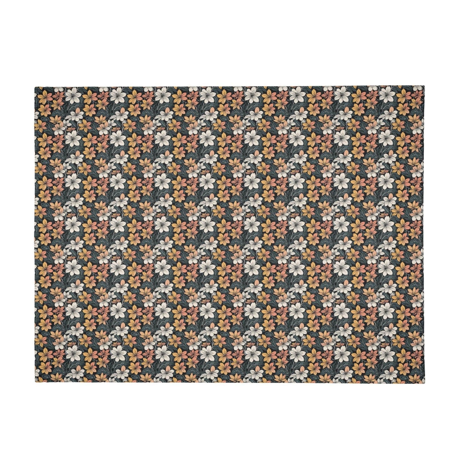 Field of Flowers Horizontal Flannel Breathable Blanket 4 Sizes - DeRose Seasonal