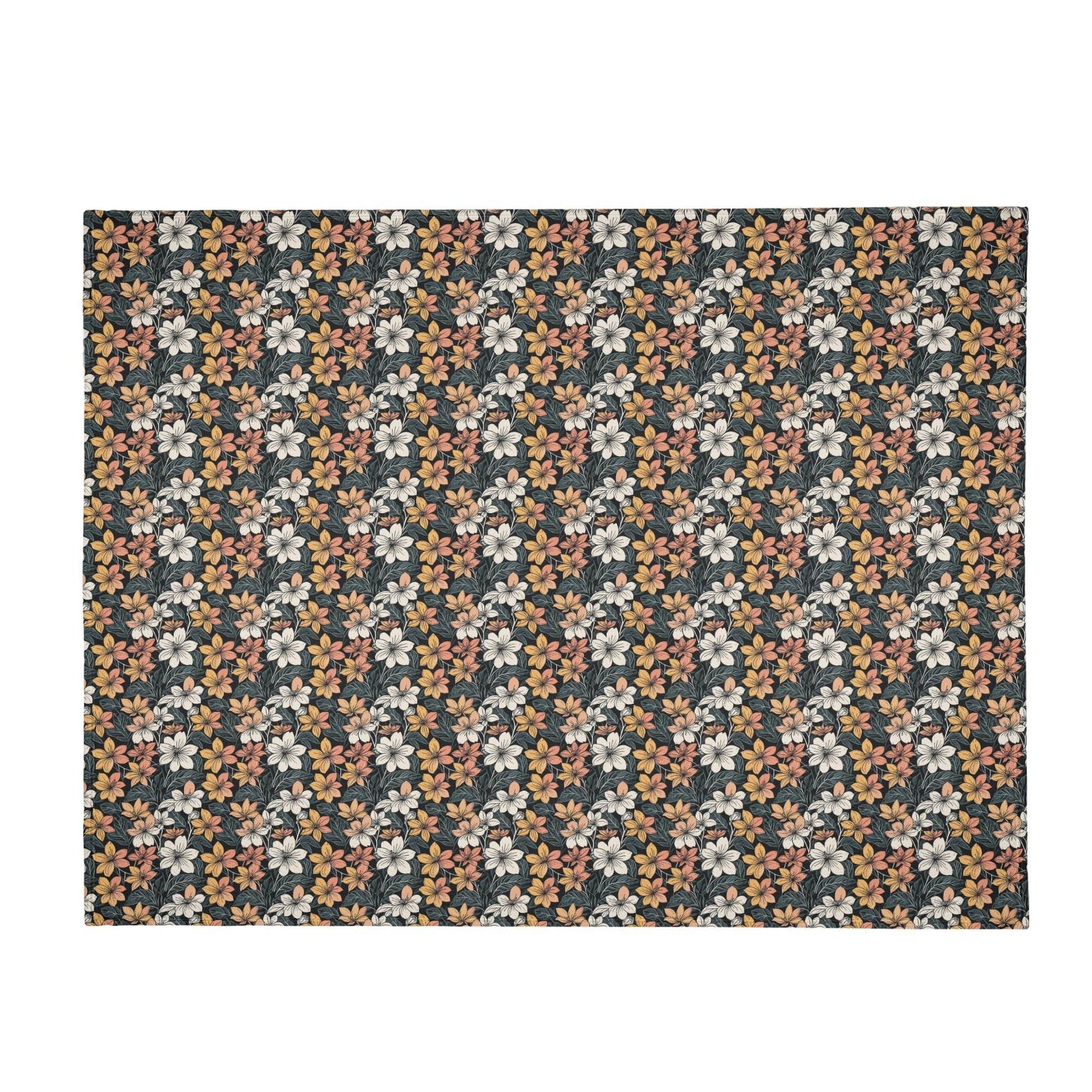 Field of Flowers Horizontal Flannel Breathable Blanket 4 Sizes - DeRose Seasonal