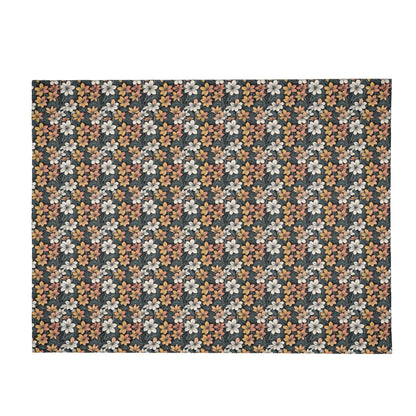 Field of Flowers Horizontal Flannel Breathable Blanket 4 Sizes - DeRose Seasonal