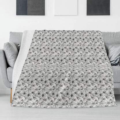 Neutral Spring Horizontal Flannel Breathable Blanket 4 Sizes - DeRose Seasonal