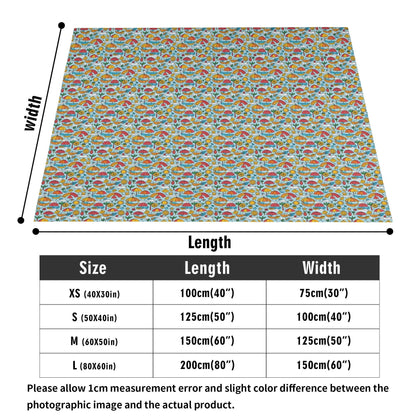 Fun of a Beach Horizontal Flannel Breathable Blanket 4 Sizes - DeRose Seasonal