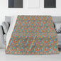 Ocean Abstract Horizontal Flannel Breathable Blanket 4 Sizes - DeRose Seasonal