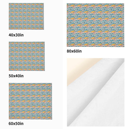 Sun in the Waves Horizontal Flannel Breathable Blanket 4 Sizes - DeRose Seasonal