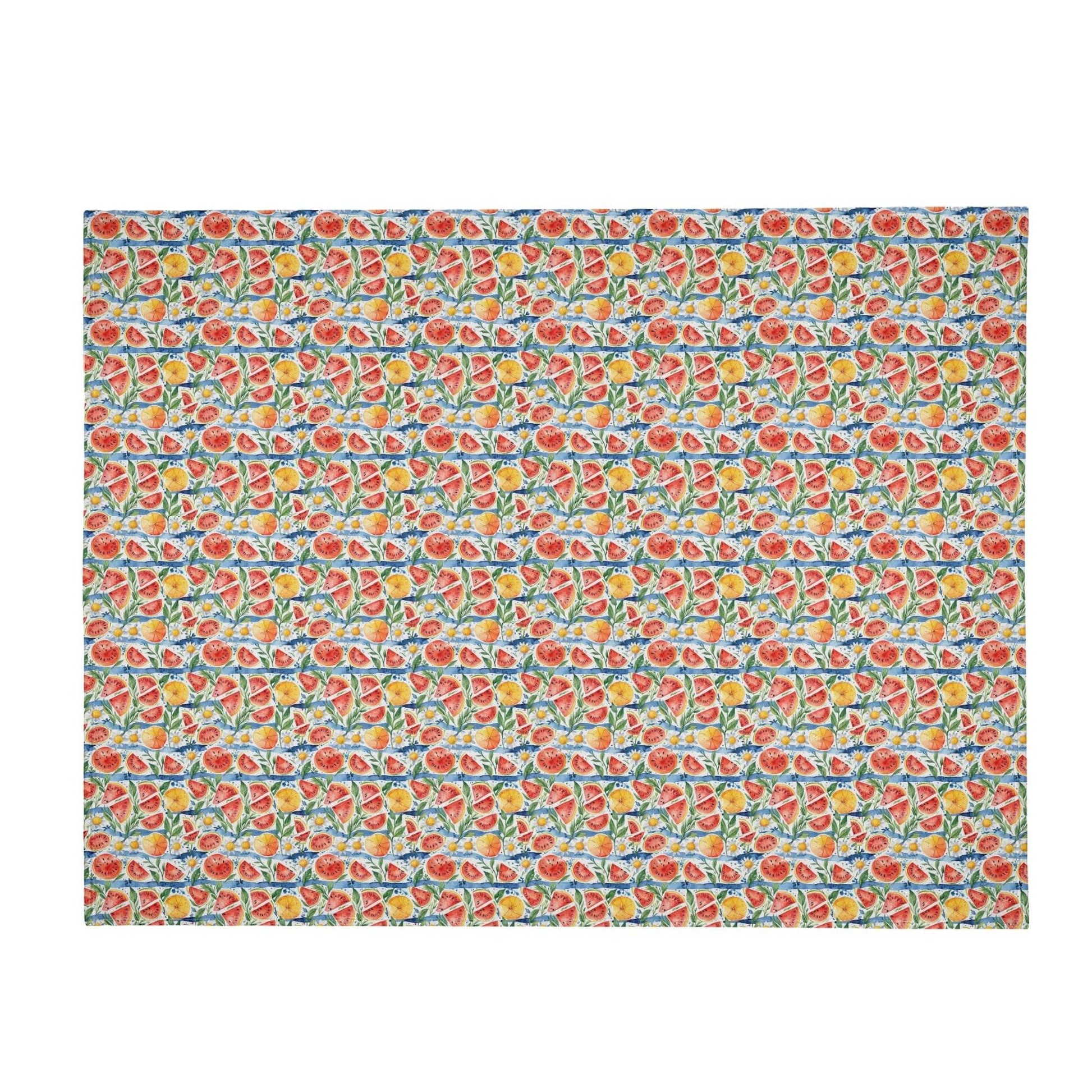 Watermelon Horizontal Flannel Breathable Blanket 4 Sizes - DeRose Seasonal