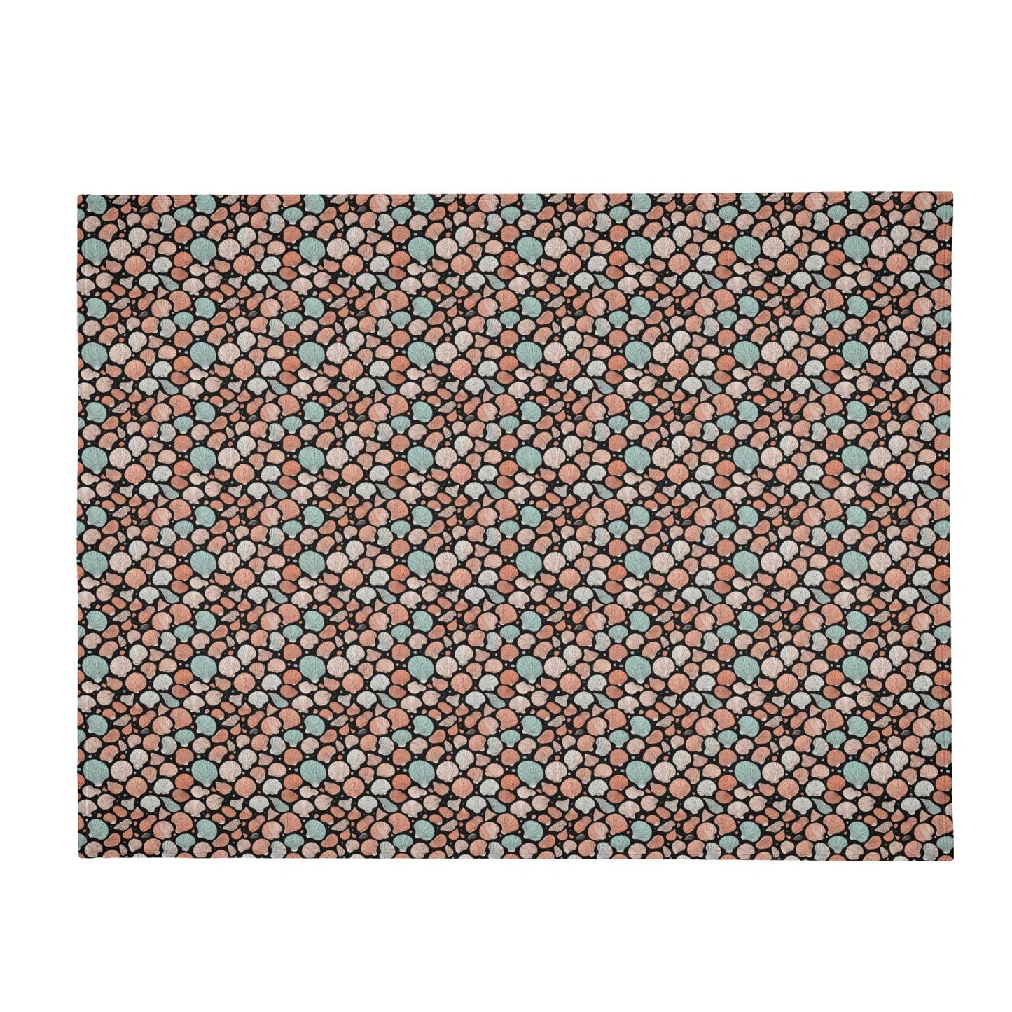 Seashells Horizontal Flannel Breathable Blanket 4 Sizes - DeRose Seasonal