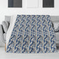 Abstract Waves Horizontal Flannel Breathable Blanket 4 Sizes - DeRose Seasonal