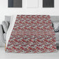 Wine With Me Horizontal Flannel Breathable Blanket 4 Sizes - DeRose Seasonal
