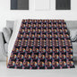 Dripping Skulls Horizontal Flannel Breathable Blanket 4 Sizes - DeRose Seasonal