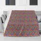 Floral Trippy Horizontal Flannel Breathable Blanket 4 Sizes - DeRose Seasonal