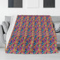 Daisy Tie-Dye Horizontal Flannel Breathable Blanket 4 Sizes - DeRose Seasonal