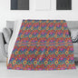 Groovy Flowers Horizontal Flannel Breathable Blanket 4 Sizes - DeRose Seasonal