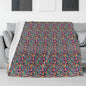 Trippy Tie-Dye Horizontal Flannel Breathable Blanket 4 Sizes - DeRose Seasonal