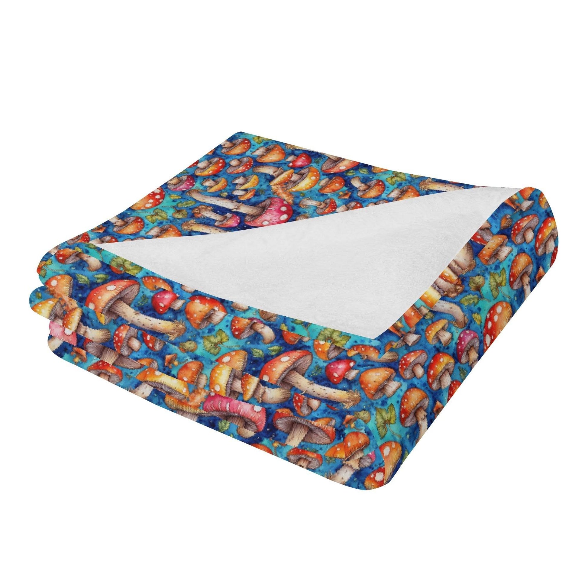 Trippy Tie-Dye Horizontal Flannel Breathable Blanket 4 Sizes - DeRose Seasonal