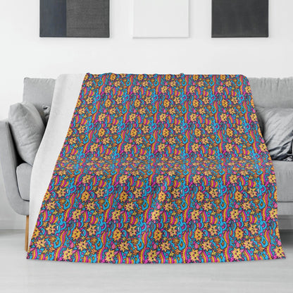 Squishy Star Horizontal Flannel Breathable Blanket 4 Sizes - DeRose Seasonal