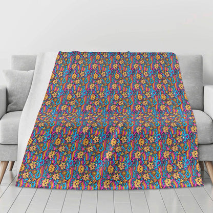 Squishy Star Horizontal Flannel Breathable Blanket 4 Sizes - DeRose Seasonal