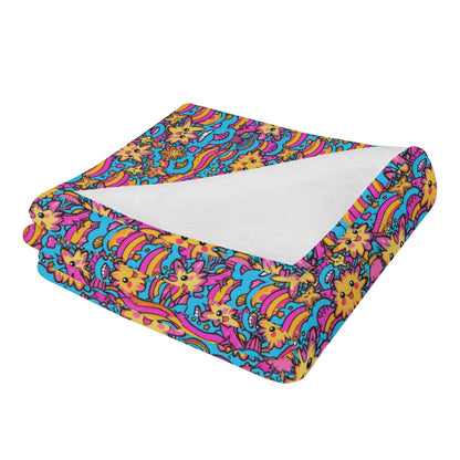 Squishy Star Horizontal Flannel Breathable Blanket 4 Sizes - DeRose Seasonal
