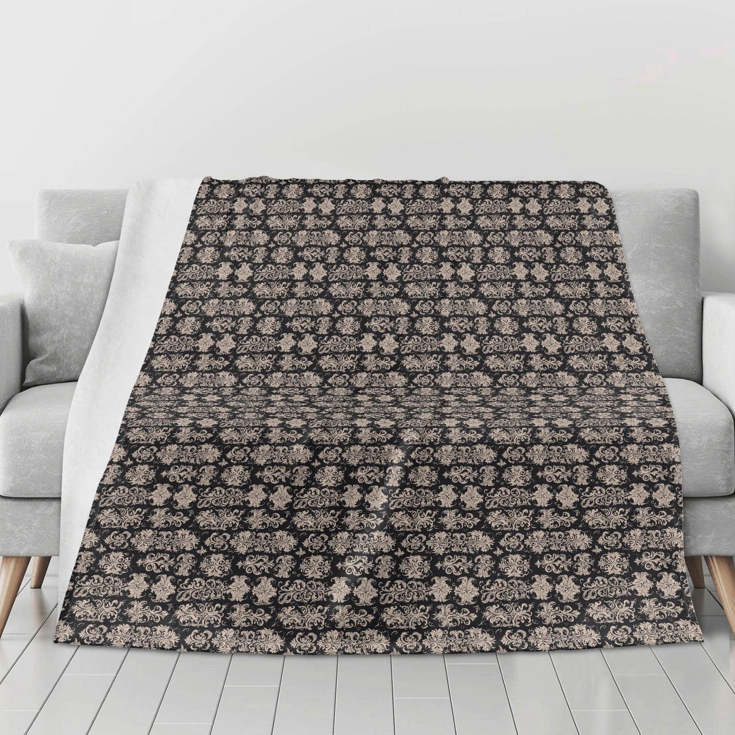 Gothic Emblem Horizontal Flannel Breathable Blanket 4 Sizes - DeRose Seasonal