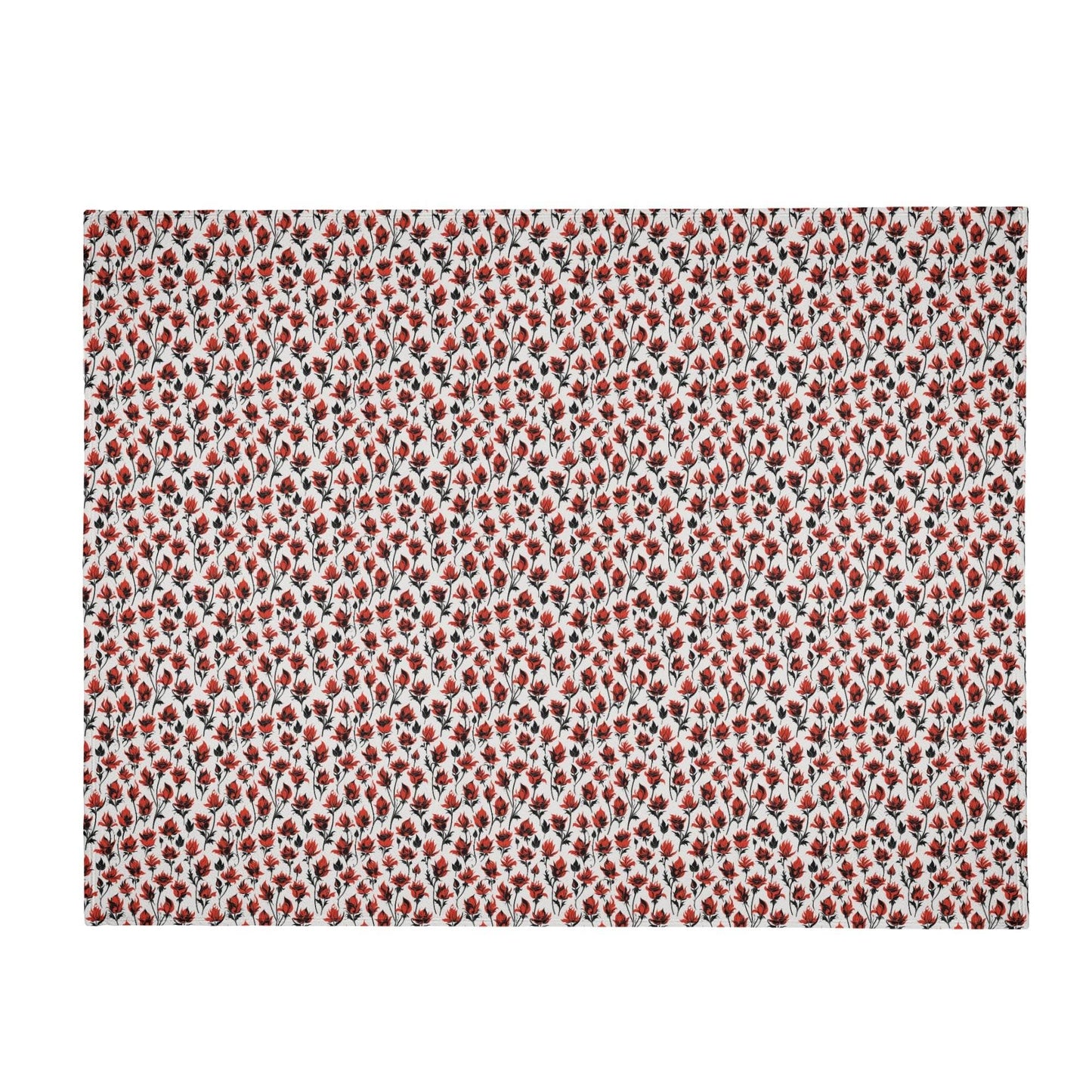 Floral Fire Horizontal Flannel Breathable Blanket 4 Sizes - DeRose Seasonal