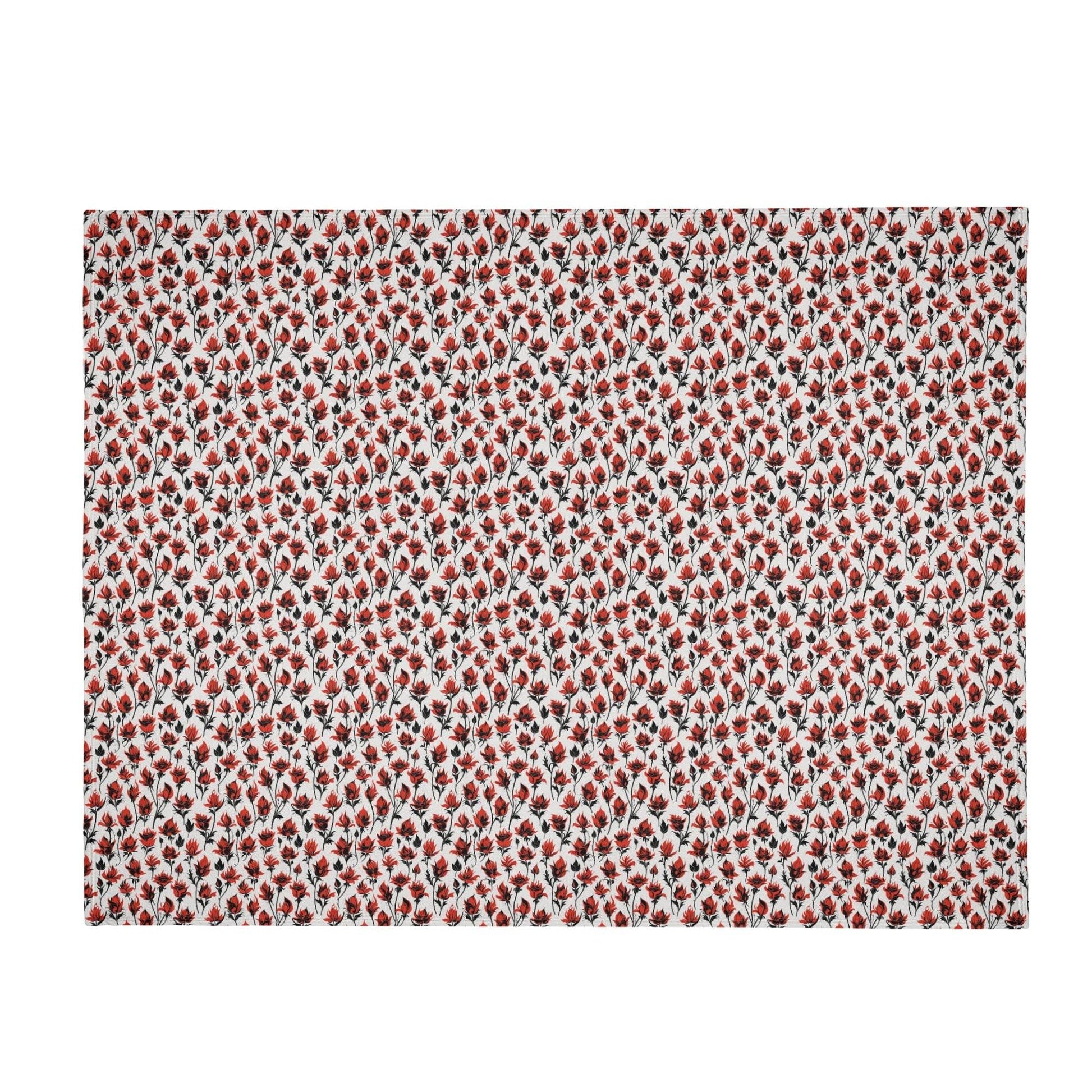 Floral Fire Horizontal Flannel Breathable Blanket 4 Sizes - DeRose Seasonal