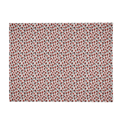 Floral Fire Horizontal Flannel Breathable Blanket 4 Sizes - DeRose Seasonal