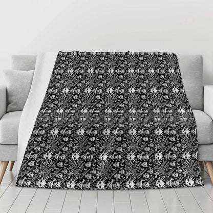 Little Devils Horizontal Flannel Breathable Blanket 4 Sizes - DeRose Seasonal