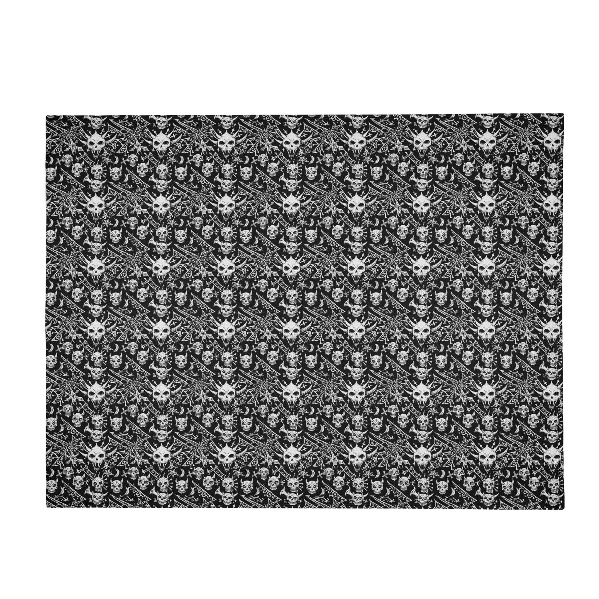 Little Devils Horizontal Flannel Breathable Blanket 4 Sizes - DeRose Seasonal