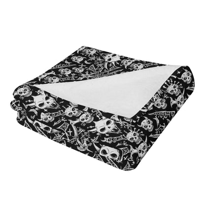 Little Devils Horizontal Flannel Breathable Blanket 4 Sizes - DeRose Seasonal