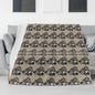 Gothic Tan Horizontal Flannel Breathable Blanket 4 Sizes - DeRose Seasonal