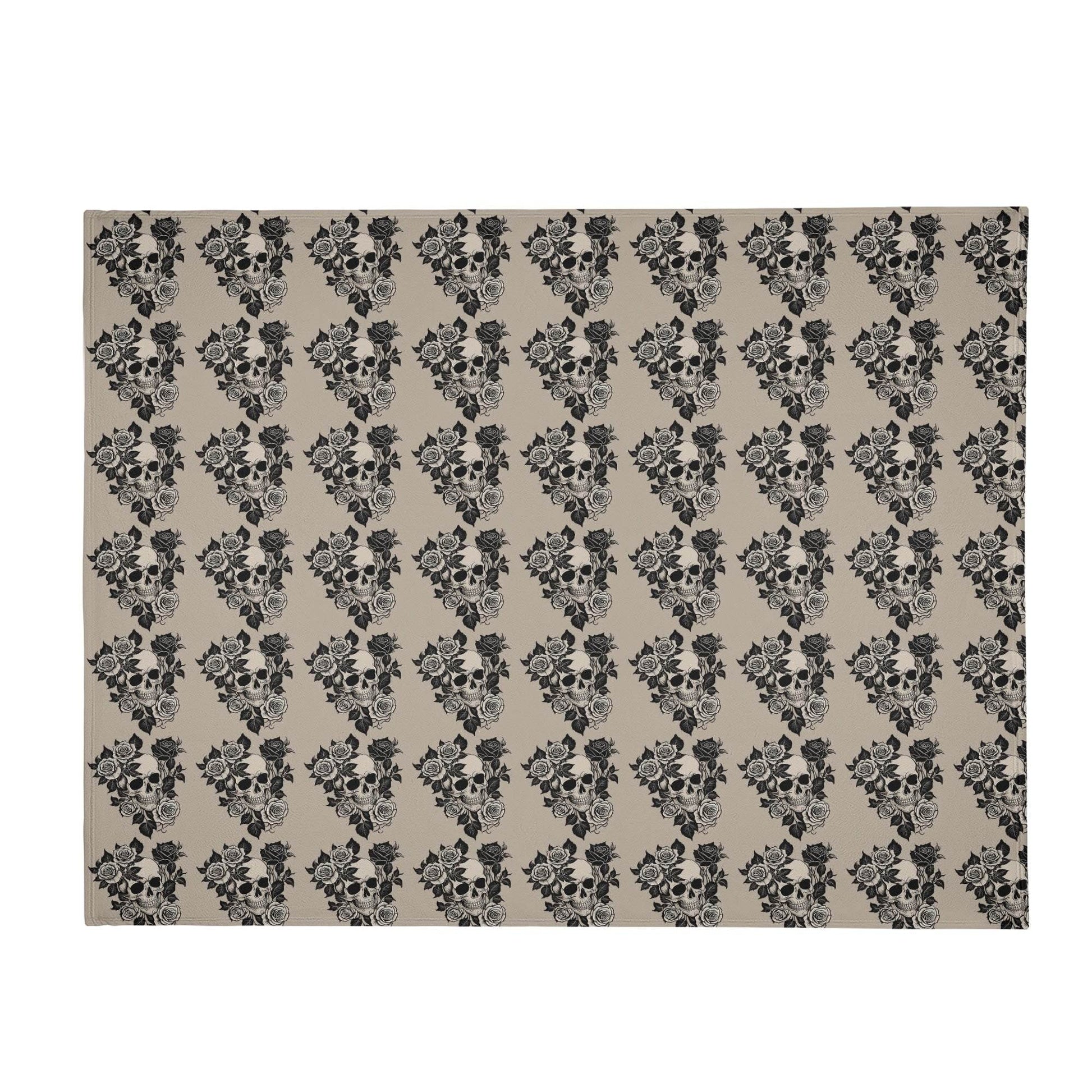 Gothic Tan Horizontal Flannel Breathable Blanket 4 Sizes - DeRose Seasonal