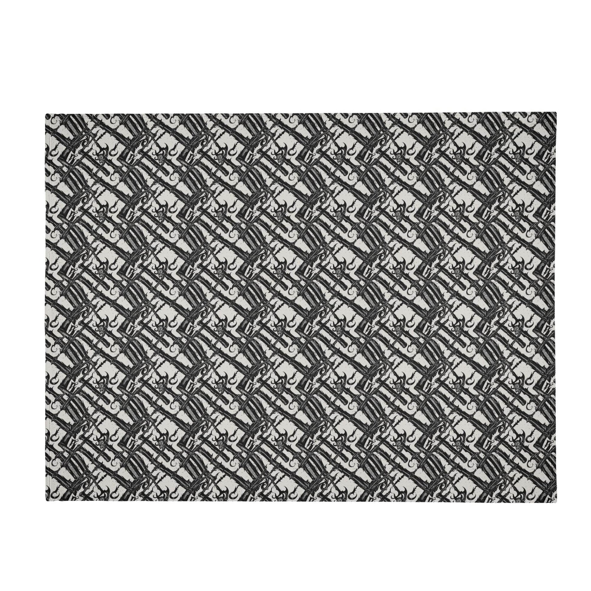 Devil Veins Horizontal Flannel Breathable Blanket 4 Sizes - DeRose Seasonal