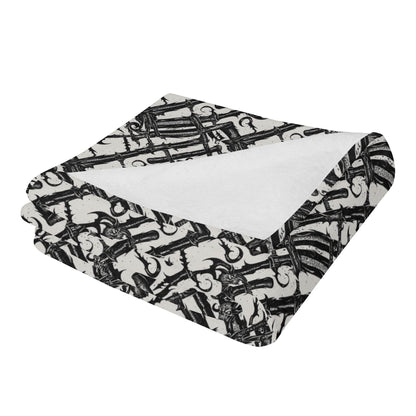 Devil Veins Horizontal Flannel Breathable Blanket 4 Sizes - DeRose Seasonal