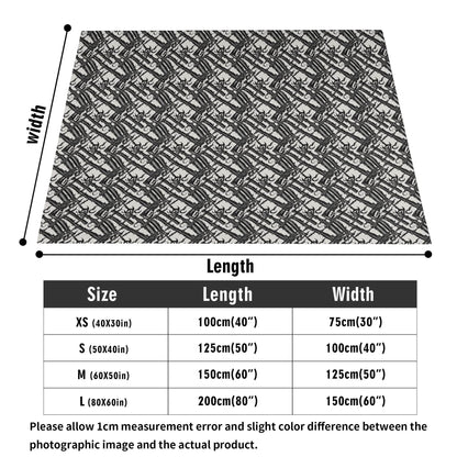 Devil Veins Horizontal Flannel Breathable Blanket 4 Sizes - DeRose Seasonal