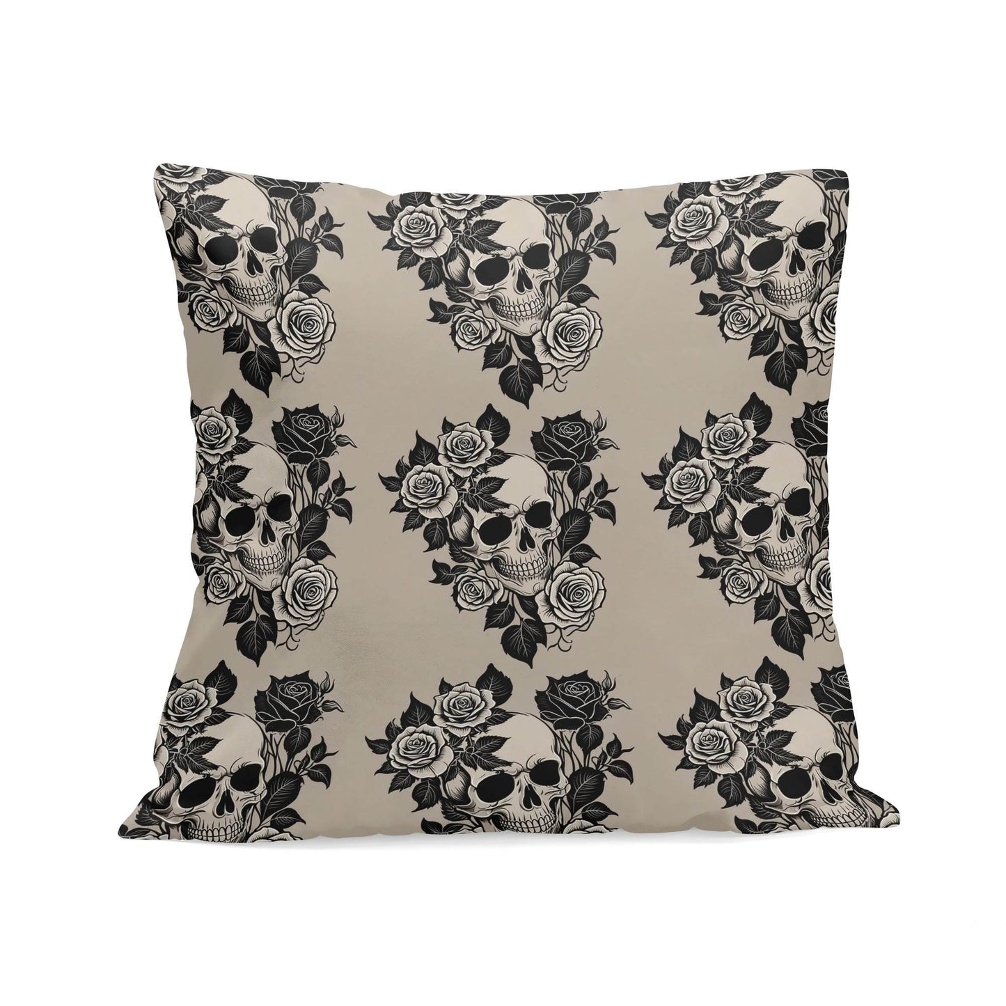 Gothic Tan Peach Velvet 4 Pcs Square Pillow Case Covers (5 sizes) - DeRose Seasonal