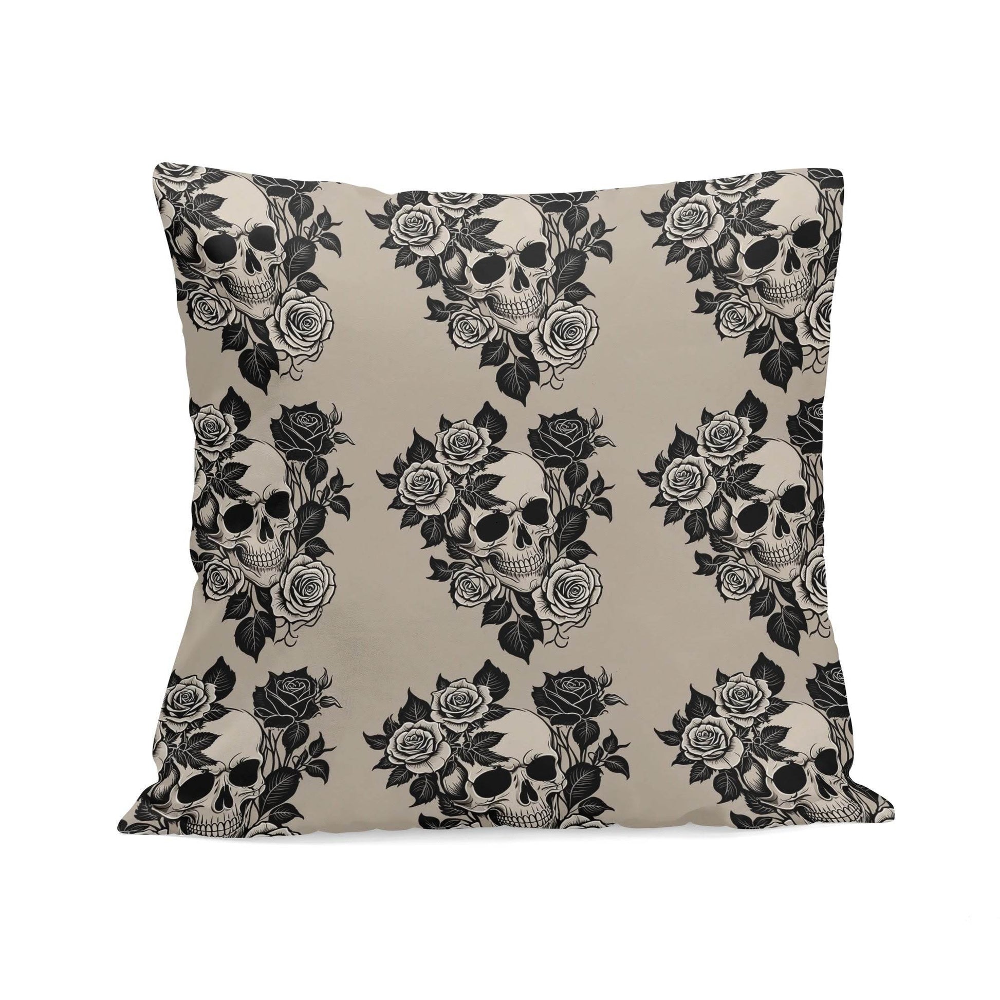 Gothic Tan Peach Velvet 4 Pcs Square Pillow Case Covers (5 sizes) - DeRose Seasonal