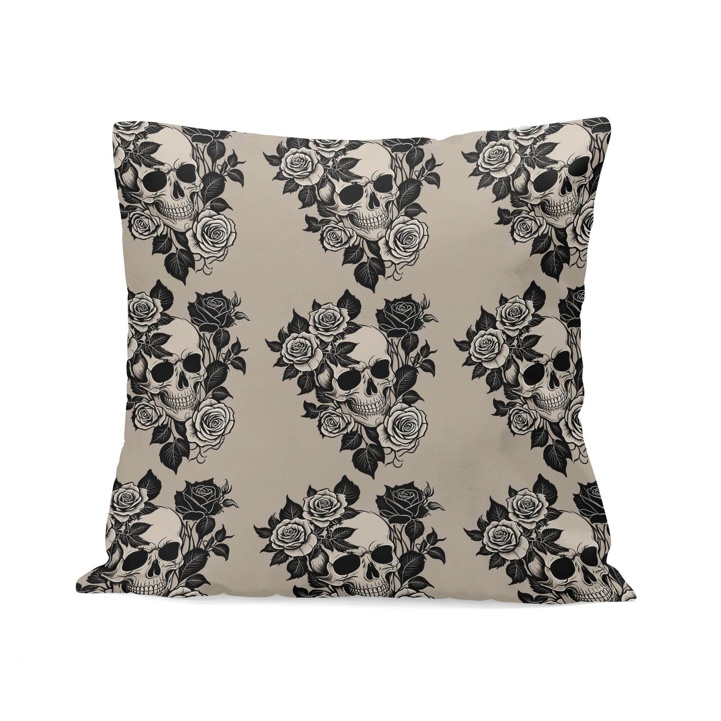 Gothic Tan Peach Velvet 4 Pcs Square Pillow Case Covers (5 sizes) - DeRose Seasonal