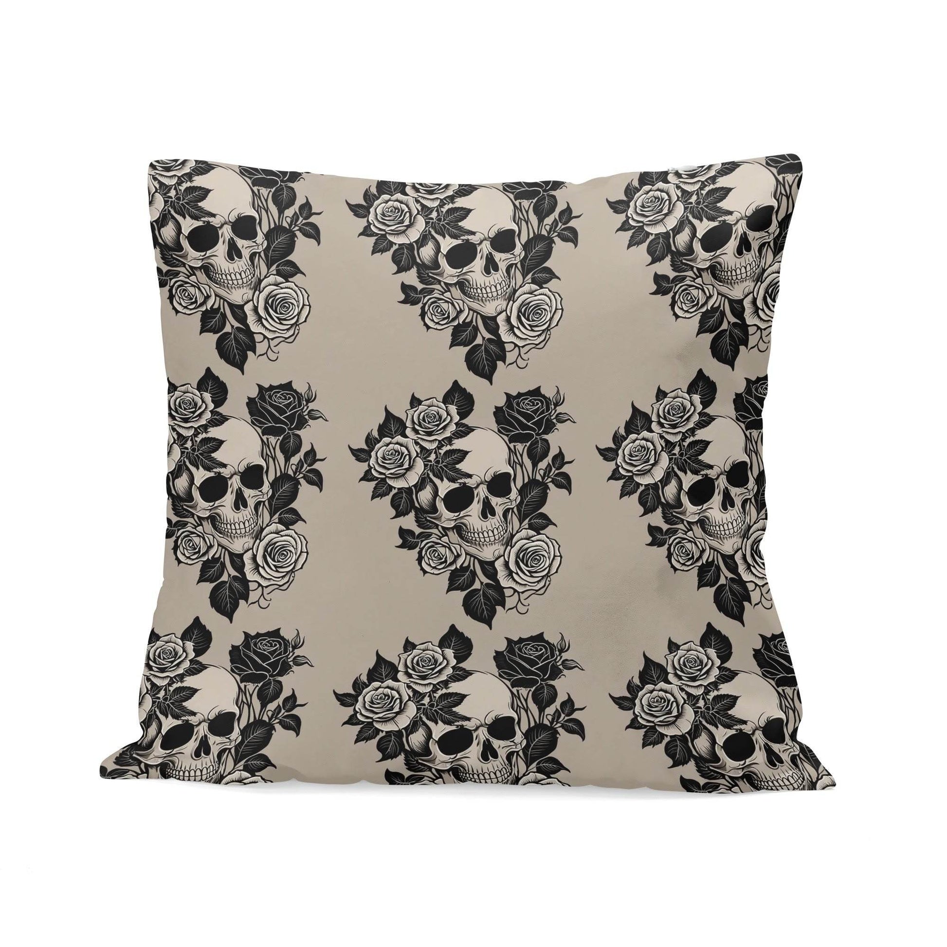 Gothic Tan Peach Velvet 4 Pcs Square Pillow Case Covers (5 sizes) - DeRose Seasonal
