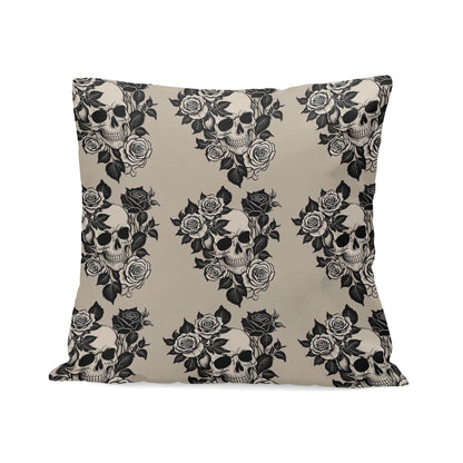 Gothic Tan Peach Velvet 4 Pcs Square Pillow Case Covers (5 sizes) - DeRose Seasonal