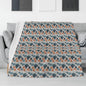 Freezing Leaves Horizontal Flannel Breathable Blanket 4 Sizes - DeRose Seasonal