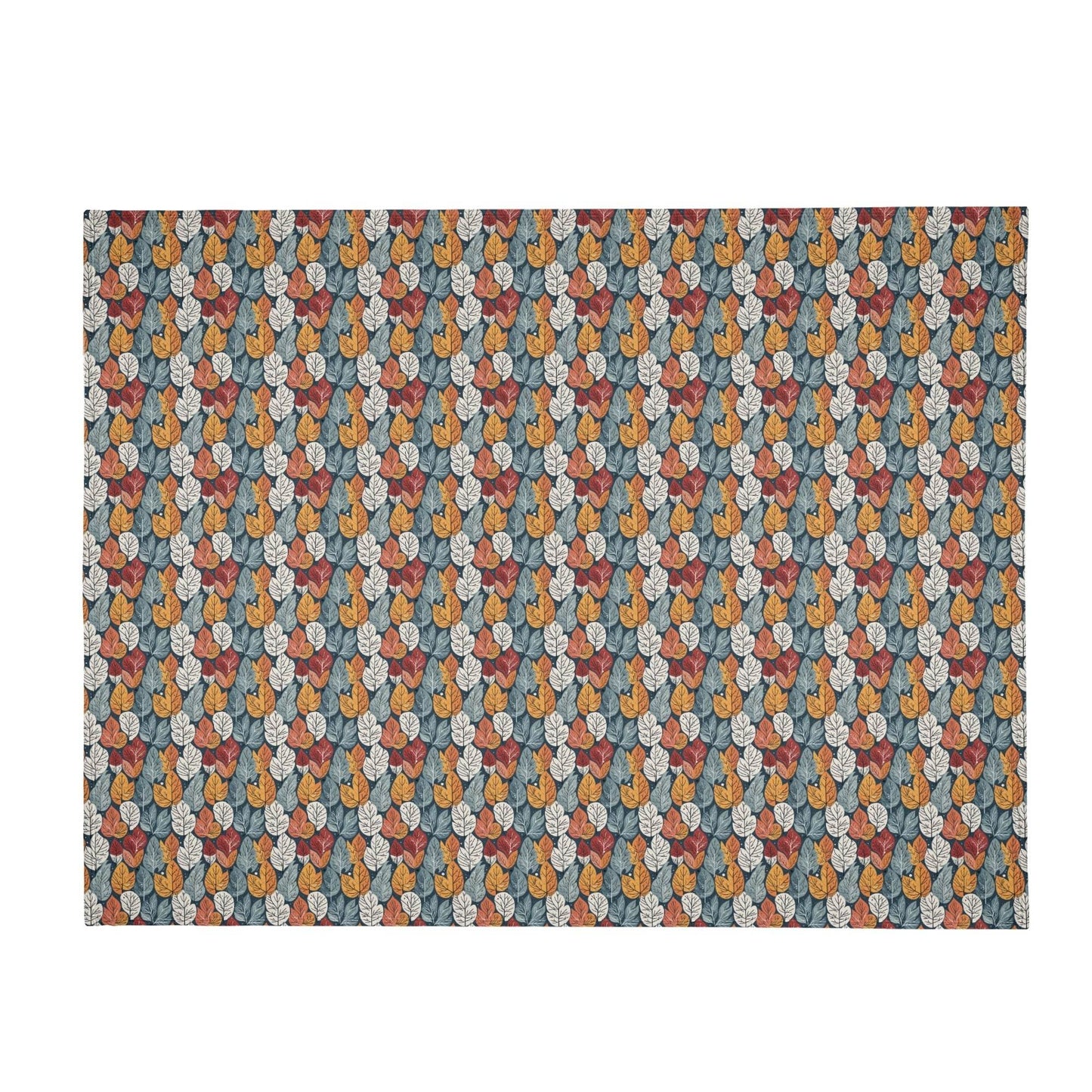 Fall Into Winter Horizontal Flannel Breathable Blanket 4 Sizes - DeRose Seasonal