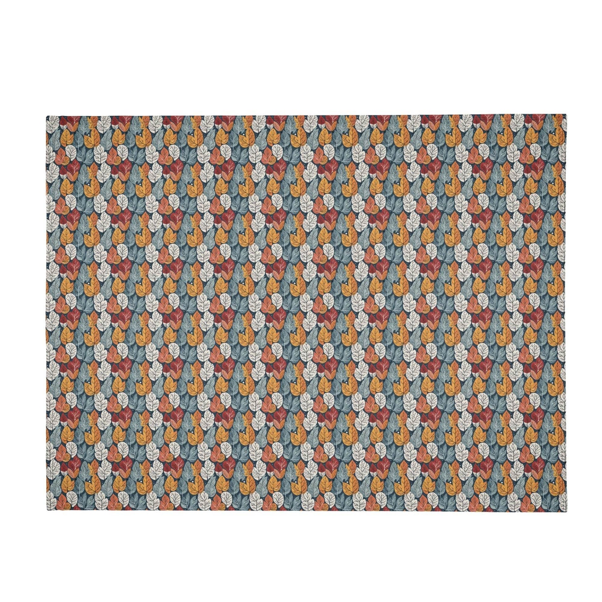 Fall Into Winter Horizontal Flannel Breathable Blanket 4 Sizes - DeRose Seasonal