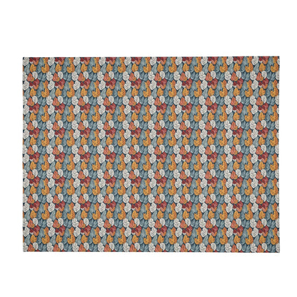 Fall Into Winter Horizontal Flannel Breathable Blanket 4 Sizes - DeRose Seasonal