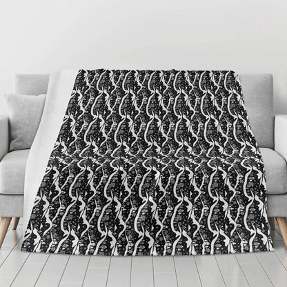 Winter Town Horizontal Flannel Breathable Blanket 4 Sizes - DeRose Seasonal