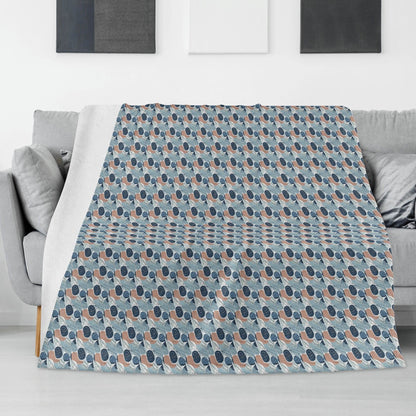 Cool Touch Horizontal Flannel Breathable Blanket 4 Sizes - DeRose Seasonal