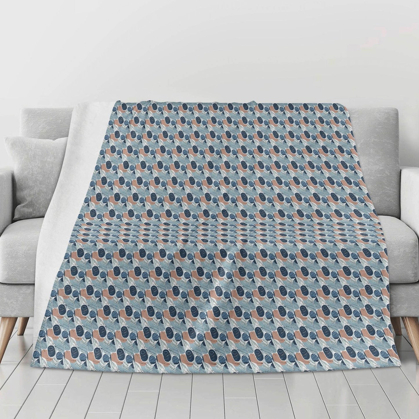 Cool Touch Horizontal Flannel Breathable Blanket 4 Sizes - DeRose Seasonal