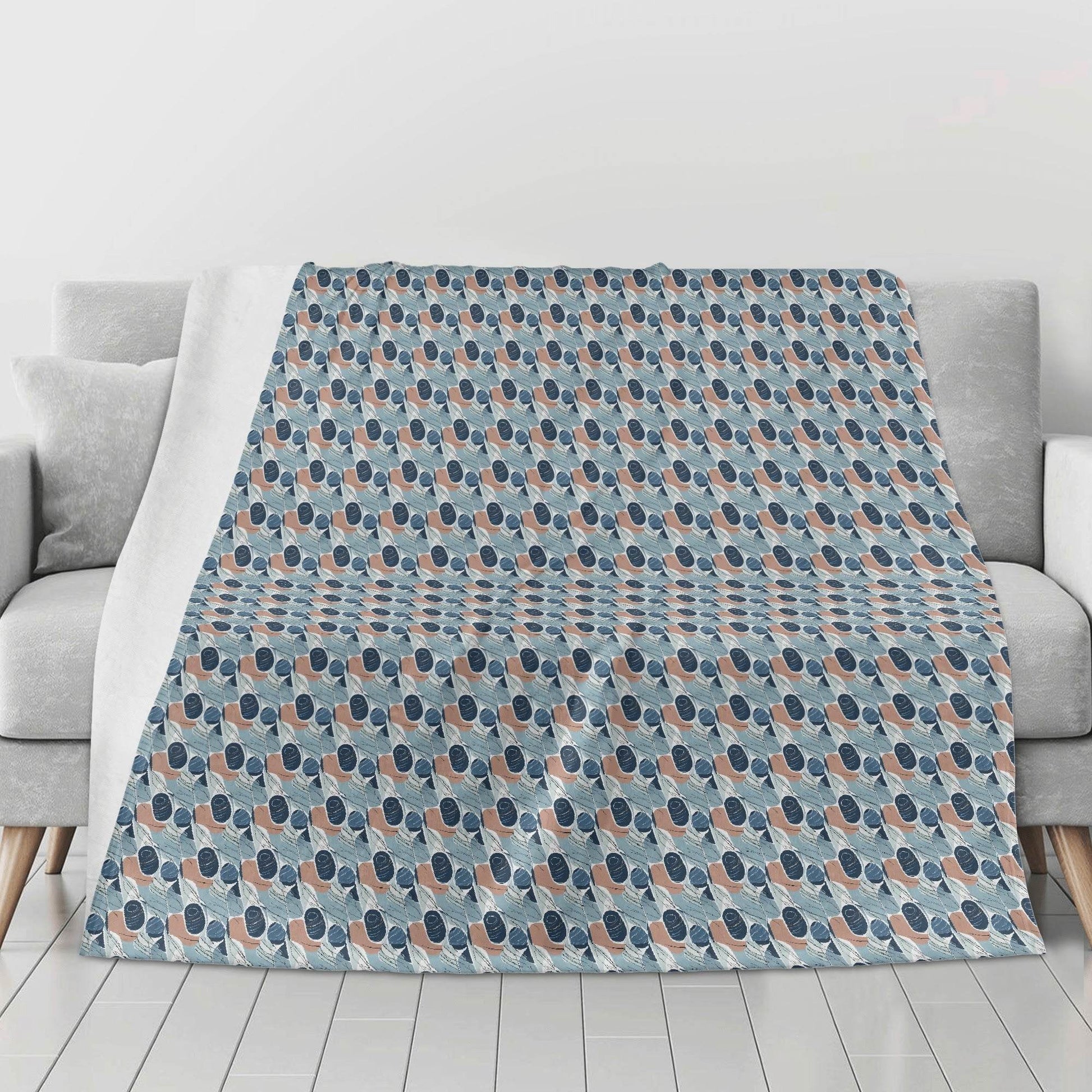 Cool Touch Horizontal Flannel Breathable Blanket 4 Sizes - DeRose Seasonal